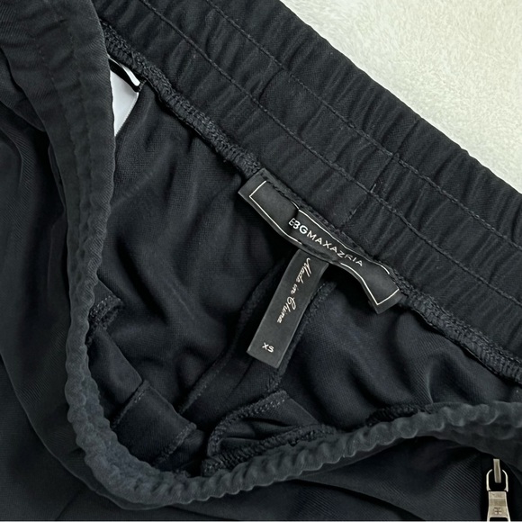 BCBGMAXAZRIA Sami High Rise Cuffed Trouser Pant Joggers Black XS - Picture 7 of 11